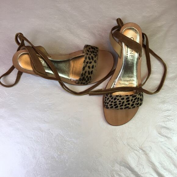 Cornetti Tropea Wedge Cheetah Print Sandals 36 - Picture 10 of 16